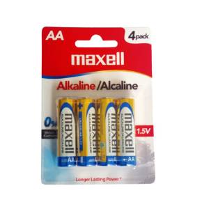 Maxell Alkaline AA Batteries 4Pcs
