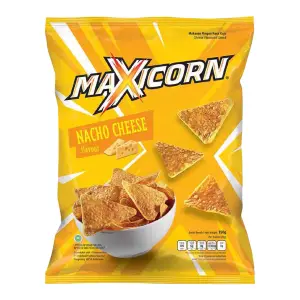 Maxicorn Nacho Cheese Flavour Chips 140Gm