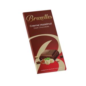 Bruxelles Creme Hazelnut Dark chocolate 100Gm