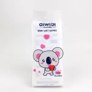 Aiwibi Mini Pocket Portable  Wet Wipes 64 Pcs