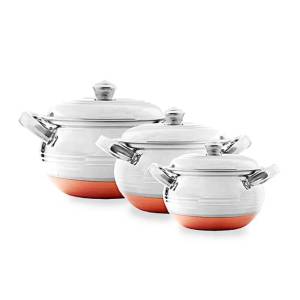 Stainless Steel Copper Base Handi Set