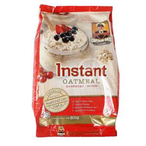 Captain Instant Oat Meal Pouch 800Gm