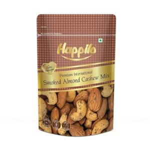 Happilo Smoked Almond Cashew Mix 160Gm