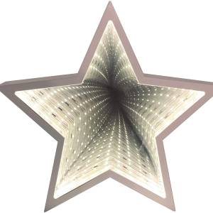 LED Star Infinity Mirror Hanging Light Set of 8 Stars(K-2A)