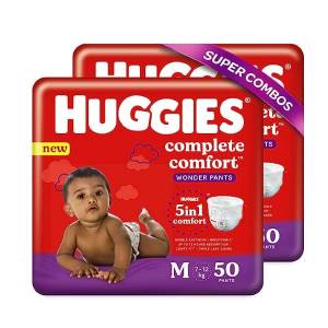 Huggies Wonder Pants Medium (7-12 kg) 100 pants