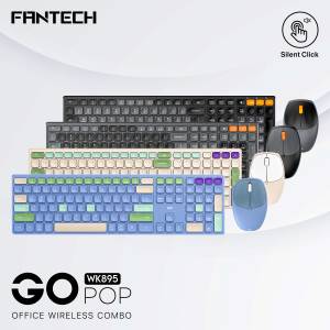 Fantech Go Pop Office Wireless Keyboard Mouse Combo  Wk895