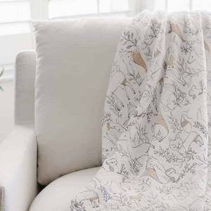Crane baby Ezra Single Swaddle Wraps (Woodland) BC-110SW-1