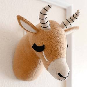 Crane baby  BC-120PH-1, Antelope Plush head wall décor