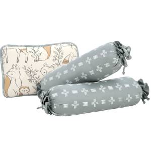 Crane Baby BC-110PC, Crane Baby Bolster & Pillow Set - Ezra(0+ years)