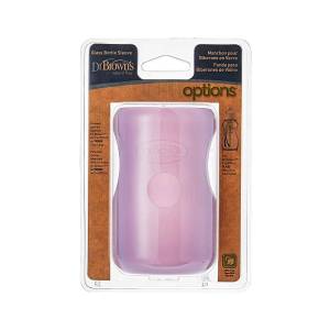 Dr Brown's 8oz / 250mL Narrow Glass Bottle Sleeve - Light Pink, AC205