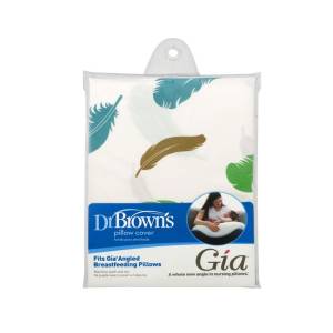 Dr Brown's Gia Pillow Cover - Boy Feathers, BF306