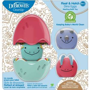 Dr Brown's Float and Hatch Dino Eggs (6m+), BL001