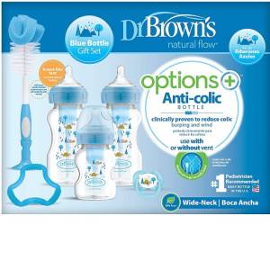 Dr. Brown's Wide-Neck Options+ BLUE Gift Set, PP,  WB03602-ESX