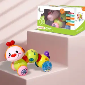 R for Rabbit Orapple Wiggle Colorful Musical Push Toy for Kids(1-3yrs), OROWYM01