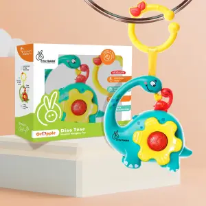 R for Rabbit Orapple Dino Tune – Fun & Safe Musical Hanging Toy for Kids(3 mnths- 3 yrs), ORODBY01