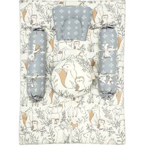 Crane Baby BC-110MS, Crane Baby 5pc Mattress Set - Ezra(0-2 years)