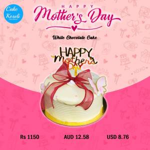 Cake Koseli Mother's Day White Chocolate Cake 1Pound
