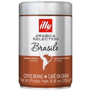 Illy Arabica Selection Brasile Whole Coffee Beans (Intense Taste) 250Gm