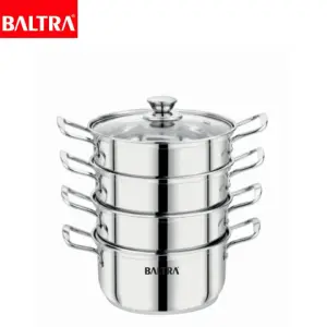 Baltra Stainless Steel Momo Steamer Inox 24Cm BFS 103