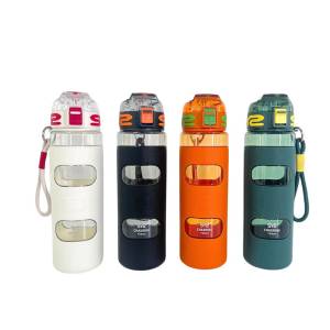 Sport water Bottle with Bounce Cover Direct Drink Plastic Tumblers Cup for summer 950Ml