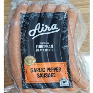 Aira Garlic Pepper Sausage 400Gm