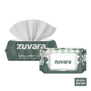 Zuvara water Wipes 80 pulls  Pack Of 2