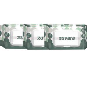 Zuvara water Wipes 80 Pulls  Pack Of 3