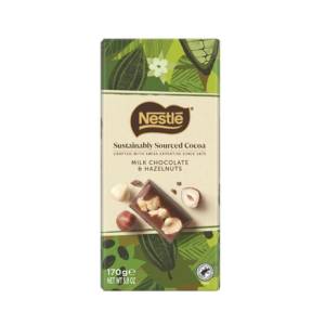 Nestle Milk Chocolate and Hazelnuts 170Gm