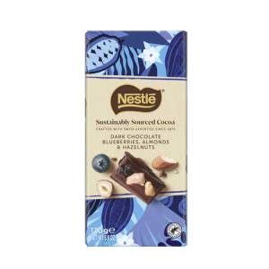 Nestle Dark Chocolate, Blueberries, Almonds and Hazelnuts 170Gm