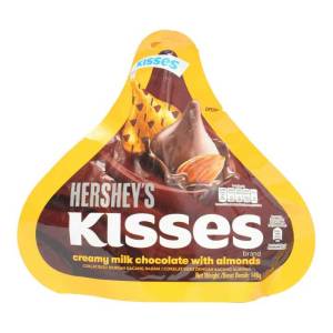 Hershey's Kisses Creamy Milk Chocolate With Almonds 146Gm