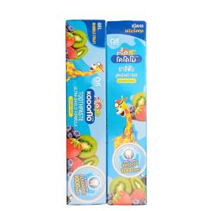 Kodomo Toothpaste Gel Bubble Fruit 40Gm Pack of 2