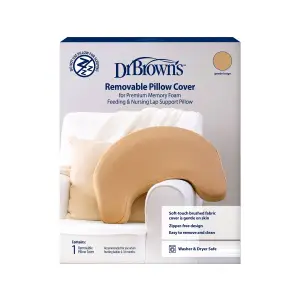 Dr Browns Feeding & Nursing Lap Support Pillow with Cover, Gentle Beige , BF143
