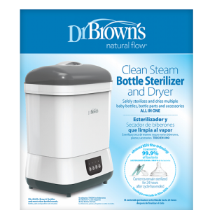 Dr Brown's AC178-INTL Electric Sterilizer and Dryer with air filter HEPA , E/F Plug, 220-240V