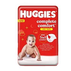 Huggies Complete Comfort Dry Tape Newborn Small (1 -5 Kg) 36Pcs