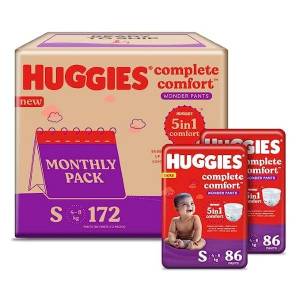Huggies Wonder Pants Small (4-8 kg) 172 pants