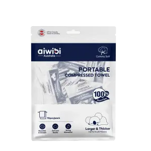Aiwibi Portable Compressed Towel  10Pcs Pack