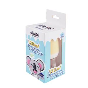 Aiwibi New Born Safety Soft Silicone Baby Feeding Bottle Tritan 120Ml (B120-1)