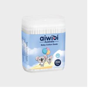 Aiwibi Baby Cotton Swap 200pcs
