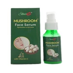 Silver6 Vitamin C Mushroom Face Serum 50ml – Glowing Skin, Dark Spot Removal & Brightening Serum