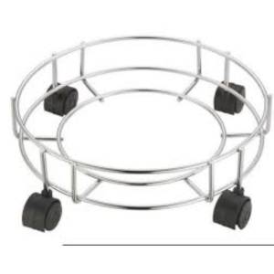 Stainless Steel Gas Cylinder & Water Jar Trolley
