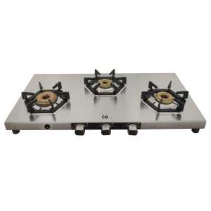 CG 3 Burner Auto Ignition Gas Stove CGIGNITE 3BSH