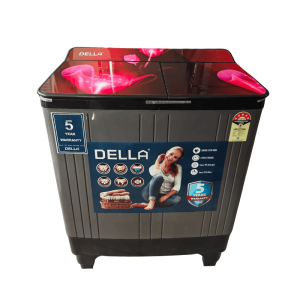 Della 8Kg Semi Automatic Top Load Washing Machine with Glass Door DL-SAWM80 Turbo Wash