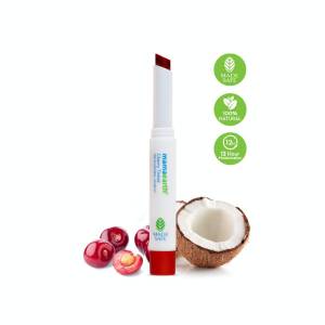Mamaearth Cherry Tinted 100% Natural Lip Balm with Cherry and Coconut Oil 2gm