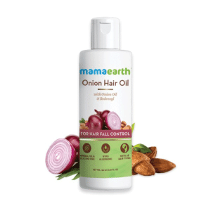 Mamaearth Onion Hair Oil For Hair Fall Control With Redensyl 150Ml
