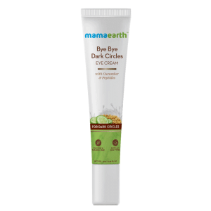 Mamaearth Bye Bye Dark Circles Eye Cream with Cucumber & Peptides For Dark Circles 20Ml