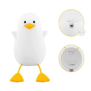 Silicon LED Duck Night Lamp