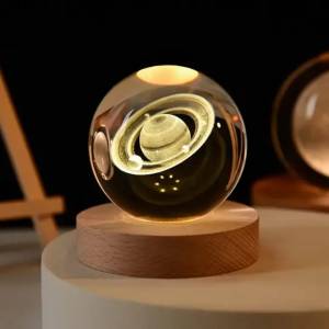 Crystal Ball Night Light /Lamp LED Night Light-Saturn