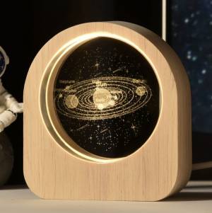 3D Solar System Aesthetic Desk Lamp
