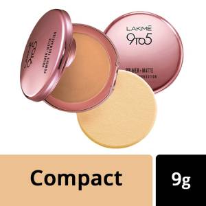 Lakme 9 To 5 Primer with Matte Powder Foundation Compact - 04 Natural Cream 9Gm