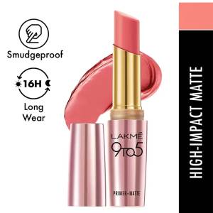 Lakme 9 To 5 Primer With Matte MP1 Pink Perfect Lipstick 3.6Gm